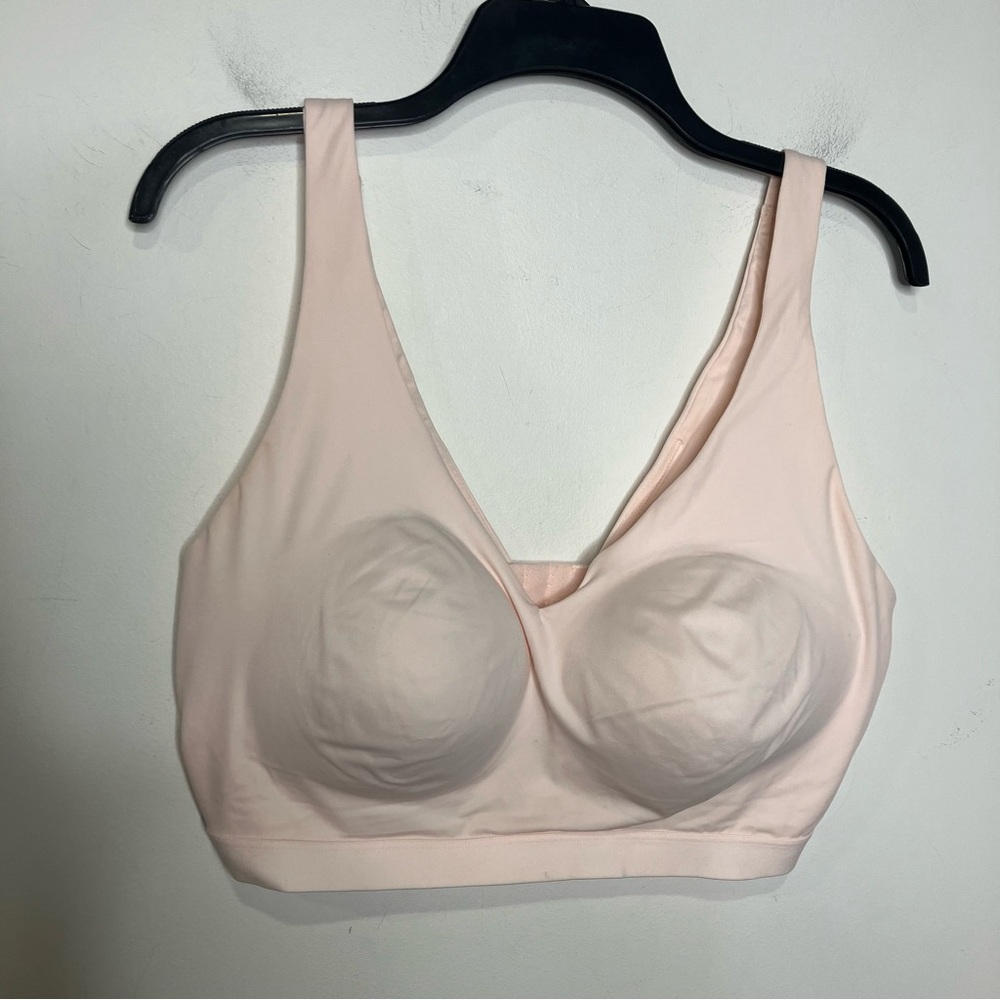 Warners cloud 9 wire free bra lightly padded women’s‎ size 2XL light pink